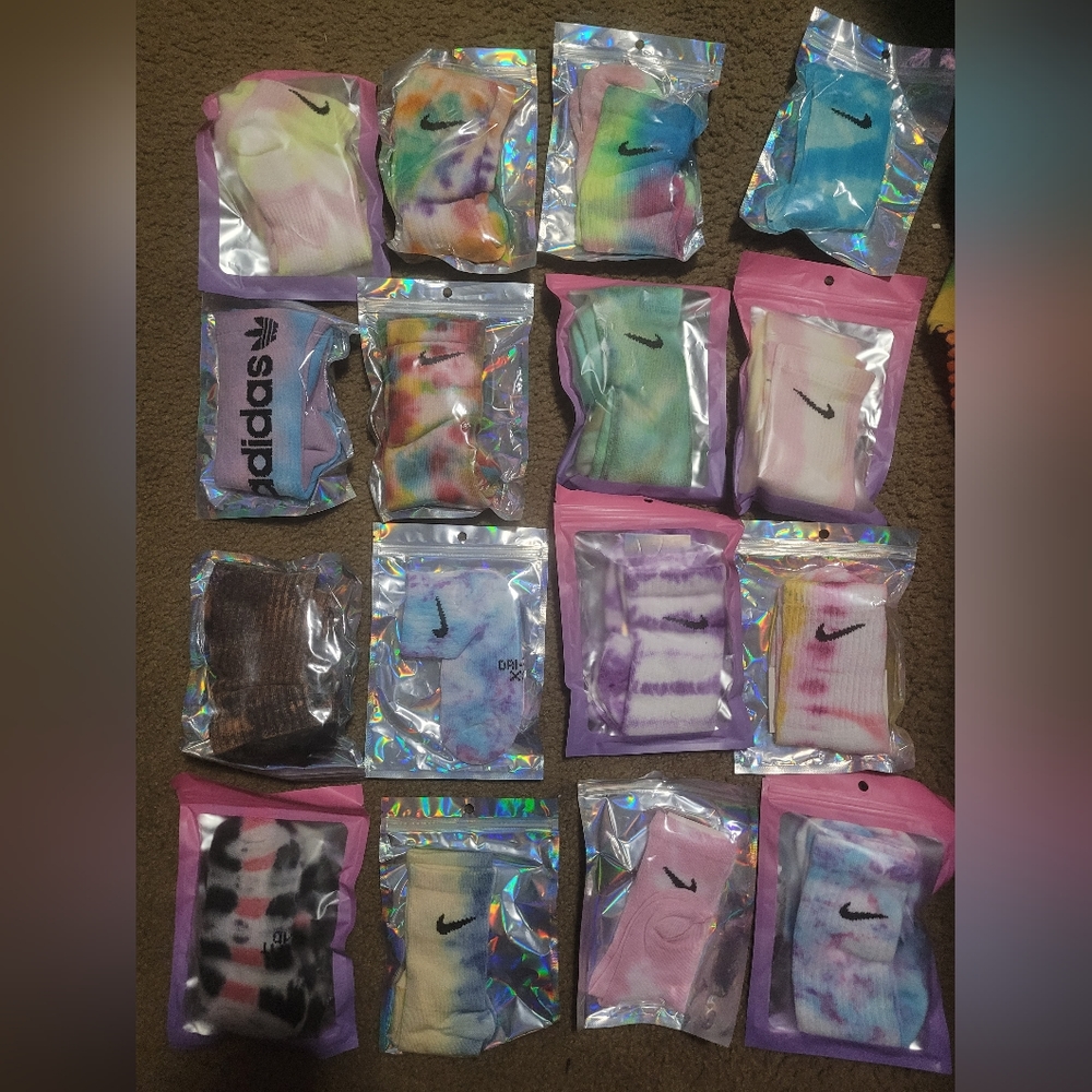 Nike tye dye socks